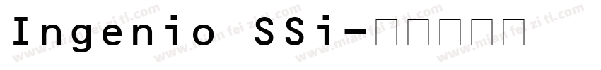 Ingenio SSi字体转换